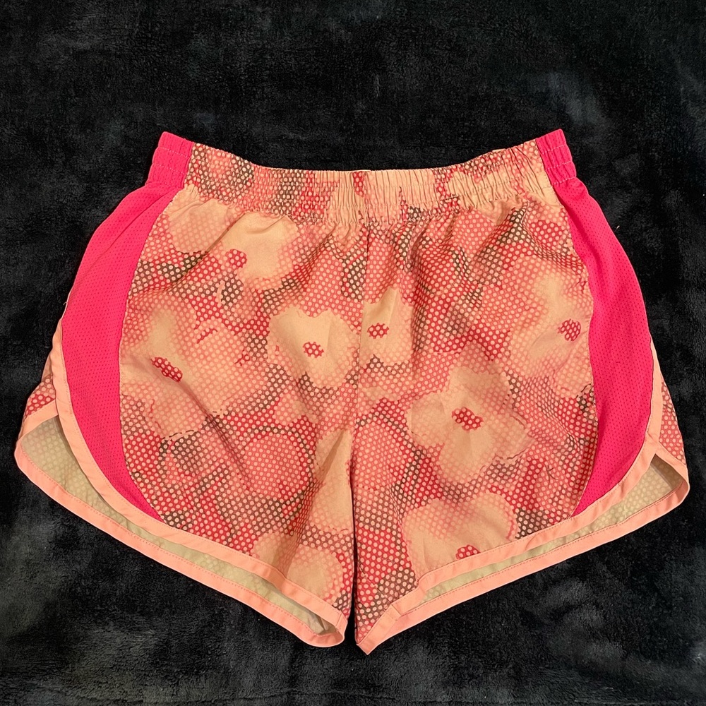 Pink athletic shorts